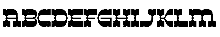 Retrocash Font UPPERCASE