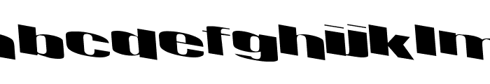 Retsyn Dilated Font LOWERCASE