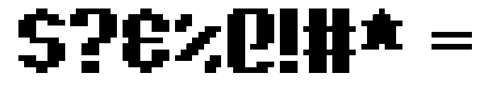 Return of the Boss Regular Font OTHER CHARS