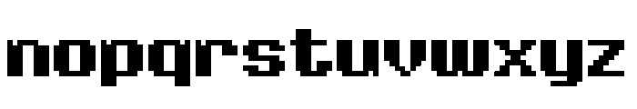 Return of the Boss Regular Font LOWERCASE