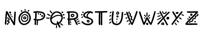 Retwisted Font UPPERCASE