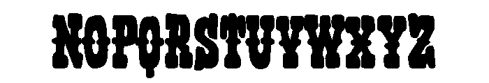 Revisionist Western Font UPPERCASE