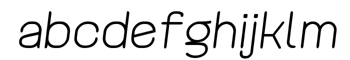Revofit by Drakoheart - Diagonal Font LOWERCASE