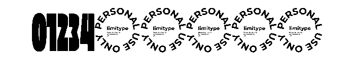 Revoid Demo Bold Font OTHER CHARS