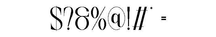 Rewona Font OTHER CHARS
