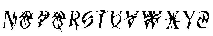 Rex Kurode Font UPPERCASE