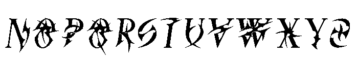 Rex Kurode Font LOWERCASE