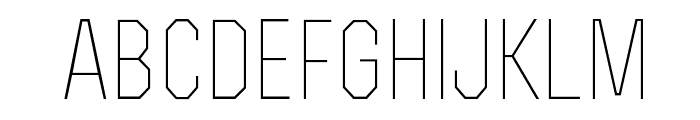 RexLight Font LOWERCASE