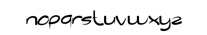 reflection Font LOWERCASE