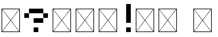 repPixel Regular Font OTHER CHARS