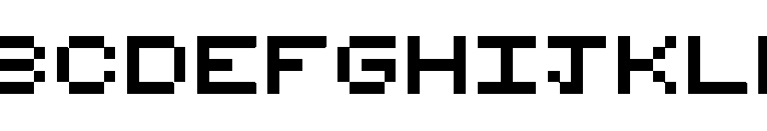 repPixel Regular Font UPPERCASE