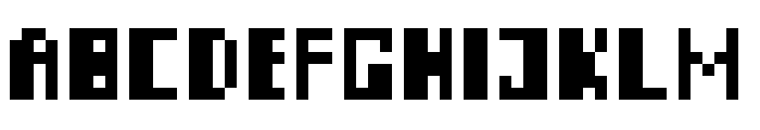 retro thing Regular Font UPPERCASE