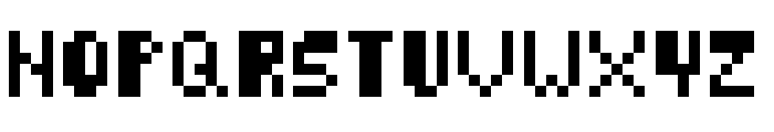 retro thing Regular Font UPPERCASE