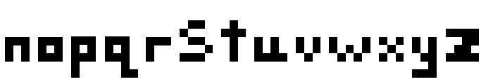 retro thing Regular Font LOWERCASE