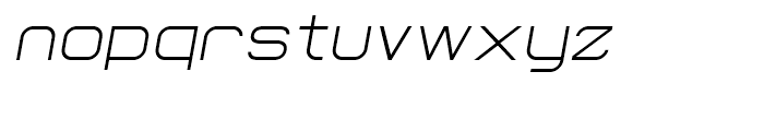 Reaction Italic Font LOWERCASE