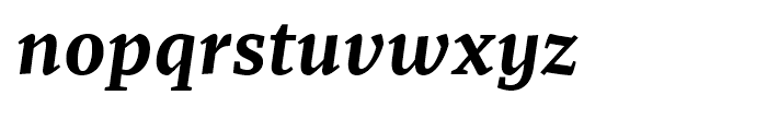 Recia Bold Italic Font LOWERCASE