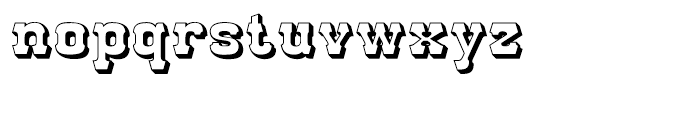 Red Dog Saloon Open Font LOWERCASE
