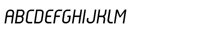 Reflex Italic Font UPPERCASE