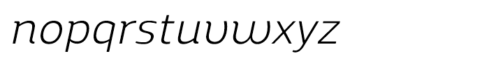 Regan Alt Italic Font LOWERCASE