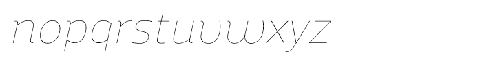 Regan Alt Ultra Italic Font LOWERCASE
