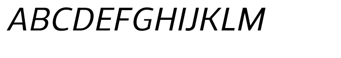 Regan Medium Italic Font UPPERCASE