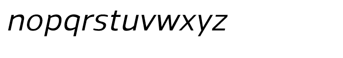 Regan Medium Italic Font LOWERCASE