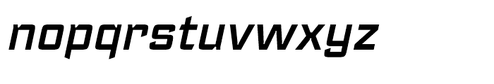 Register Demi Bold Italic Font LOWERCASE