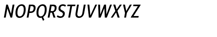 Rehn Condensed Italic Font UPPERCASE