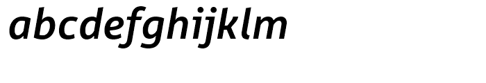 Rehn Medium Italic Font LOWERCASE