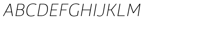 Rehn Thin Italic Font UPPERCASE