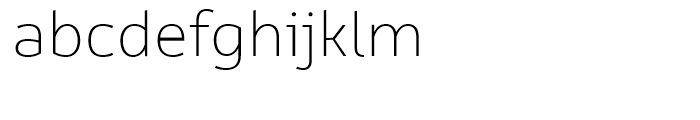 Rehn Thin Font LOWERCASE