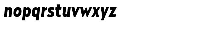 Relay Black Condensed Italic Font LOWERCASE