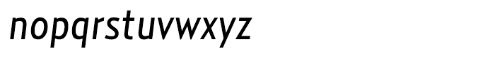 Relay Regular Condensed Italic Font LOWERCASE