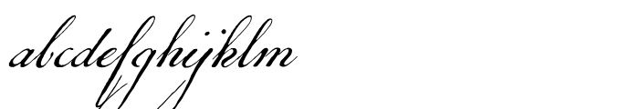 Remsen Script Regular Font LOWERCASE