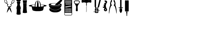 Ren Menue Symbol Font LOWERCASE