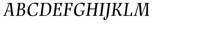 Renner Antiqua Medium Italic Font UPPERCASE