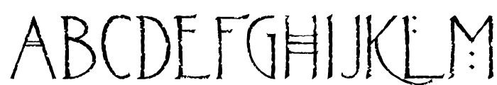 Rennie Mackintosh Renaissance Font UPPERCASE