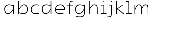 Rescue Wide Light Font LOWERCASE