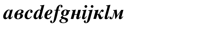 Retrograd Bold Italic Font LOWERCASE