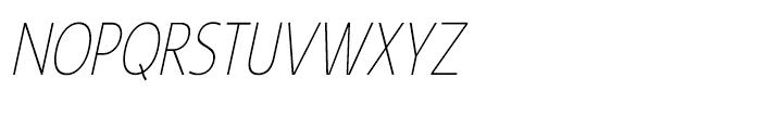 Revalo Classic Thin Italic Font UPPERCASE