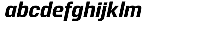 Reznik ExtraBold Italic Font LOWERCASE