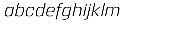 Reznik Italic Font LOWERCASE
