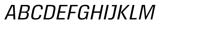 Reznik Medium Italic Font UPPERCASE