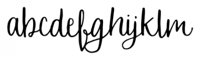 Reba Regular Font LOWERCASE