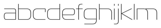 Recharge Ultralight Font LOWERCASE