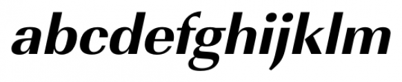 Regalis ExtraBold Italic Font LOWERCASE