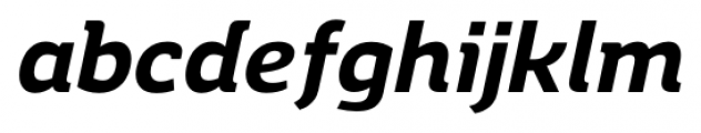 Regan Alt ExtraBold Italic Font LOWERCASE