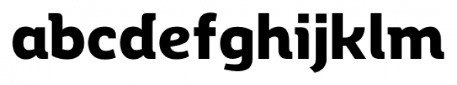 Regan Alt Heavy Font LOWERCASE