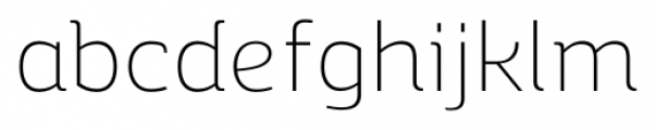 Regan Alt Light Font LOWERCASE