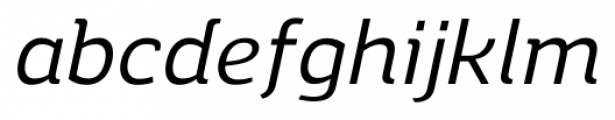 Regan Alt Medium Italic Font LOWERCASE